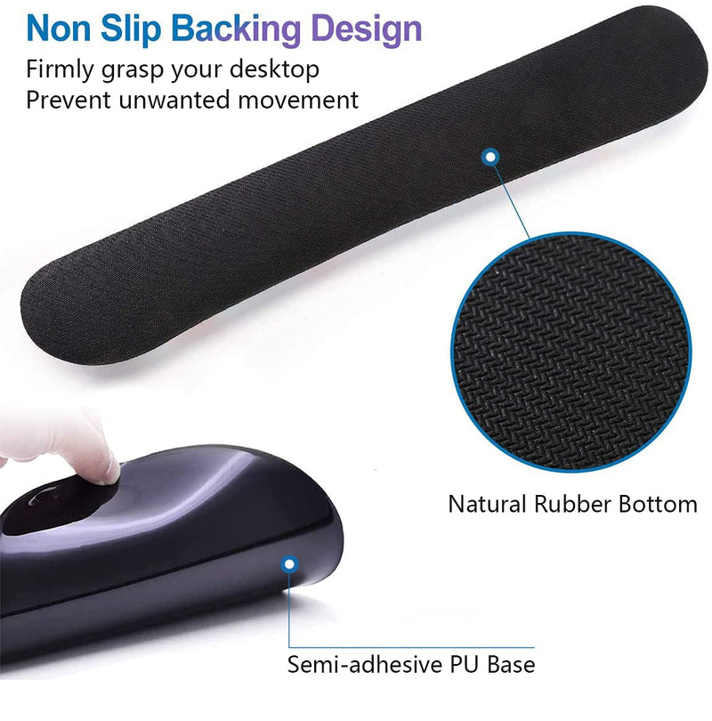 Keyboard Wrist Rest and Mouse Pad Wrist Support Set with Coasters,Stay Positive Work Hard and Make It Happen Inspirational Quote Wrist Mouse Pad with Non-Slip PU Base for Computer Laptop Home Office