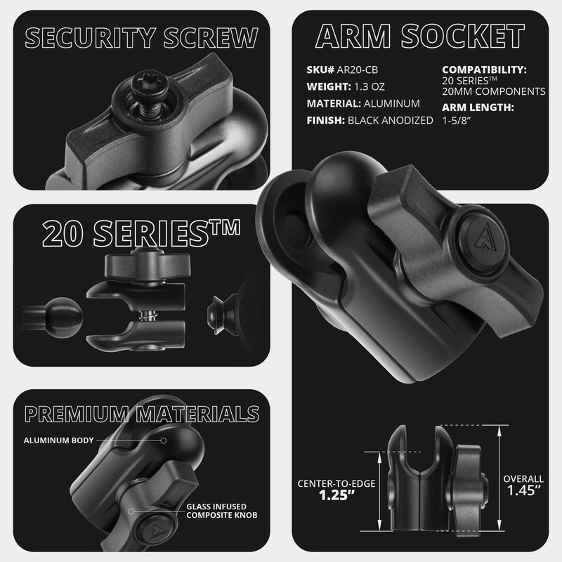 Tackform Phone Holder for Mic Stand - Pro Grade, Lightweight, Anti-Slip Mount Ideal for Musicians, Live Performers, Studio Recording | Compatible with All iPhone Models, Galaxy Devices and More