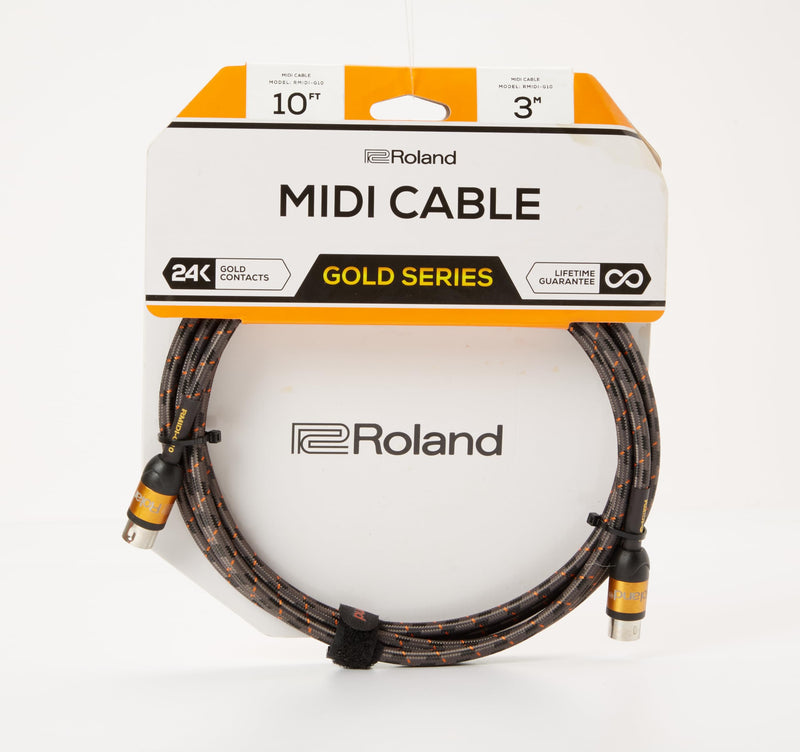 ROLAND Rmidi-G10 Midi Cables, 10 Ft./3M