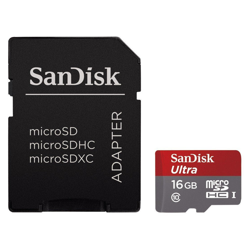 SanDisk Ultra Micro SDHC, 16GB Card