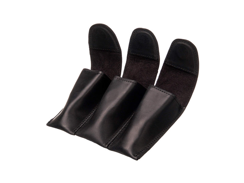 Trombone/Euphonium MOUTHPIECE HOLDER. Genuine leather carrying bag. Compact Mouthpiece Holder. Protection Case for Trombone/Euphonium Mouthpiece. Gift Idea Trombonist (Triple, Black) Triple