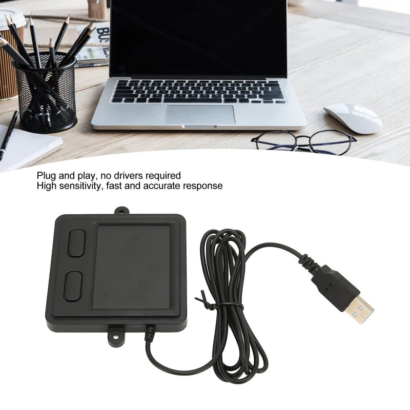 Zunate Wired USB Touchpad, High Sensitivity Portable Trackpad for Laptop and Desktop, Mini External USB Touchpad Trackpad with 2 for 10, 8,7