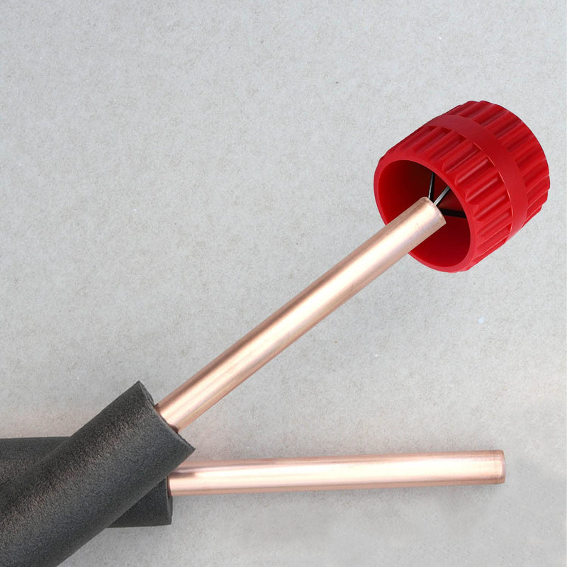 PE Pipe Deburrer, 2 in 1 Copper Pipe Deburrer, DEANKEJI Pipe Deburrer, Plastic Pipe, Universal Copper Pipe Pipes for Indoor and Outdoor Use, 5-38 mm, Indoor and Outdoor Milling Cutter
