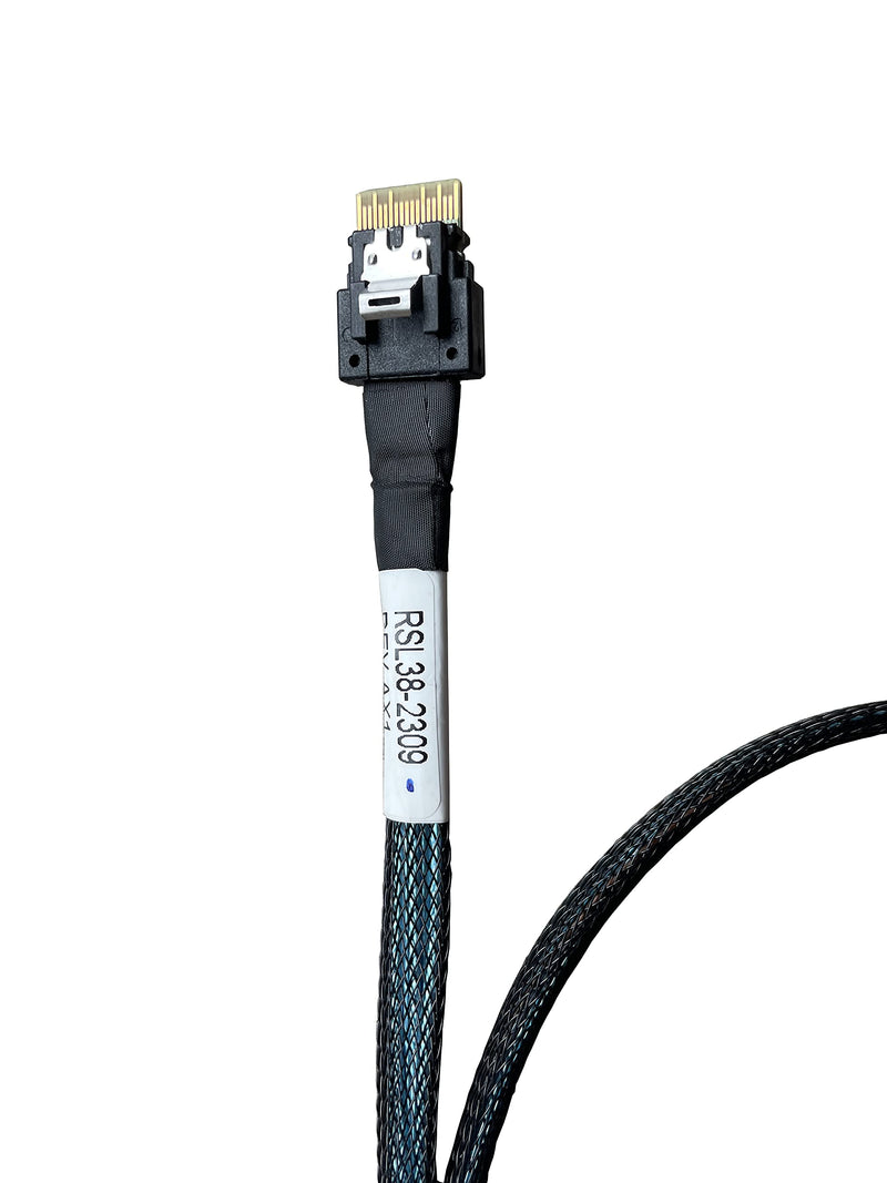 𝐃𝐢𝐋𝐢𝐧𝐤𝐞𝐫 PCIe Gen4 𝐒𝐥𝐢𝐦𝐒𝐀𝐒 4X to 𝐔.𝟐 𝐍𝐕𝐌𝐞 Adapter,𝐒𝐅𝐅-𝟖𝟔𝟓𝟒 38P to 𝐒𝐅𝐅-𝟖𝟔𝟑𝟗 68P Cable with Power, 75CM (Pack of 2) 75CM (Pack of 2)