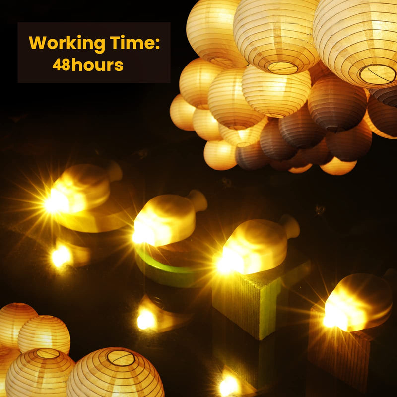 [AUSTRALIA] - Yizhet 12 LED Balloon Lights, Warm White, for Wedding, Halloween, Christmas, Party Decoration, Lanterns and Balloons 