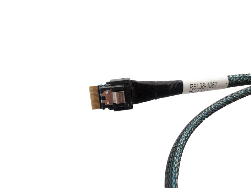 𝐃𝐢𝐋𝐢𝐧𝐤𝐞𝐫 SlimSAS 4X to MiniSAS HD 4X,SFF-8654 38pin to SFF-8643 36pin Cable 80cm