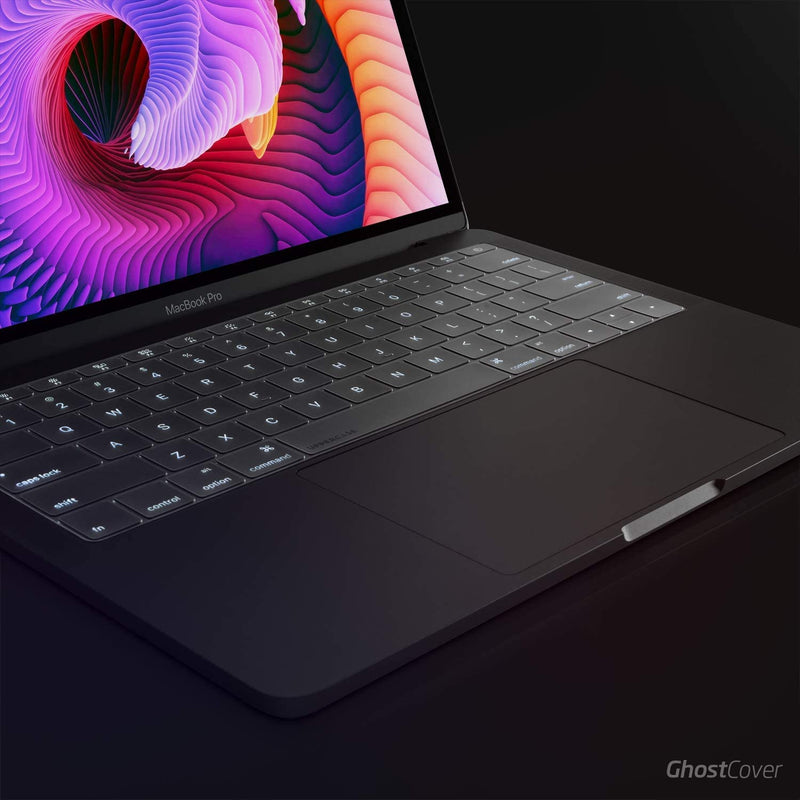 UPPERCASE GhostCover® Premium Ultra Thin Keyboard Cover Protector, Compatible with 2021 2022 M1 Pro/Max MacBook Pro 14" 16" (A2442 A2485) and 2022 M2 MacBook Air 13" (A2681), US (ANSI) Layout, Clear M1 Pro/Max MBP 14"/16" and M2 MBA 13"