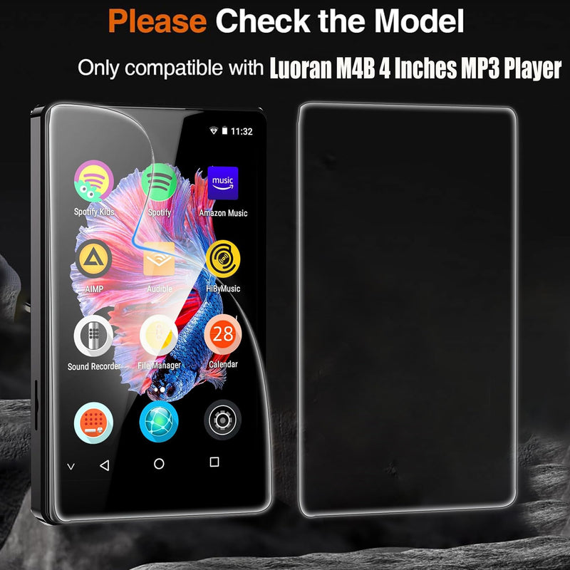 Compatible for Oilsky MP3 Player Screen Protector, [6 Pack] Full Coverage TPU Clear Film Compatible for Oilsky M303 Pro MP3 Player-4.0" (TPU-6 Pack) TPU-6 Pack