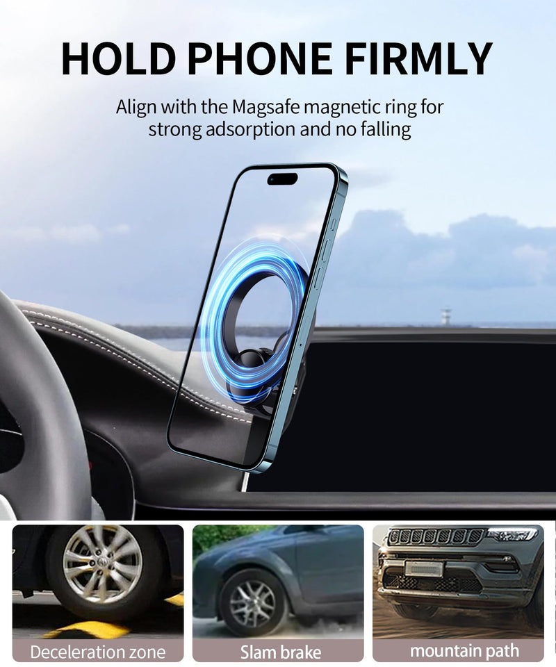 Car Phone Holder for BMW 7 Series 2016-2022, 10.25/10.3"Screen Magsafe Clip | Magnetic Accessories Cell Phone Mount Clip Compatible with iPhone, 3D fit Stable Dashboard Navigation Bracket Cradle Stand for 2016-2022 BMW 7 Series (10.25/10.3 inch only)