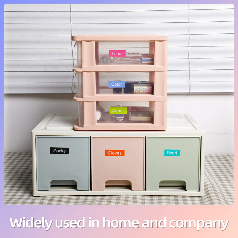 [AUSTRALIA] - Replacement for Brother P-Touch Label Maker Tape TZe 12mm 0.47 Ribbon Laminated TZ Colored Refills Compatible with Brother P Touch PT-D210 D220 H110 1000 1280 D400 Cube, 1/2" x 26.2', 6 Pack Pink/Blue/Yellow/Green/ Black/Lime Green 