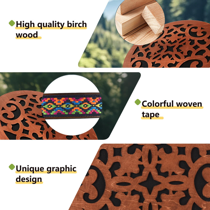 12INCH Ocean Drum,Water Stream Drum,Rain Disk "Water-Fall",Sound Healing,Onomatopoeic Wooden Drum For Performance Accompaniment 12 INCH