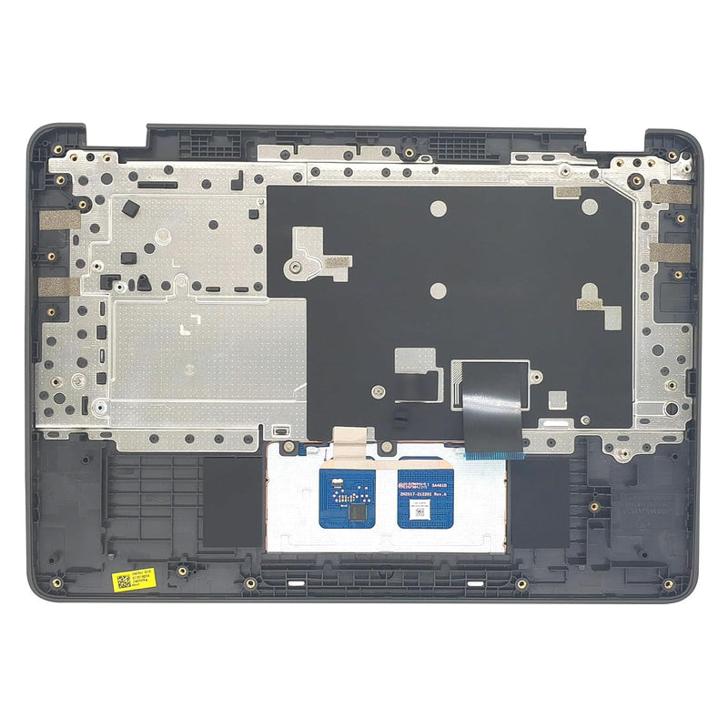 Laptop Palmrest Upper Case Top Cover with US Keyboard Touchpad Trackpad Assembly Replacement for Lenovo 100e Chromebook Gen 4 Intel 83G8 83G9 5CB1M21496