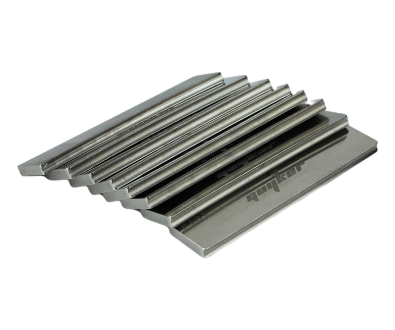 [AUSTRALIA] - Guyker 8Pcs Flat, 7.25, 9.5, 10, 12, 14, 16, 20 Radius Guitar Fret Press Insert, 304 Stainless Steel Machine Pressure Fingerboard Radian Fret Insert for Acoustic Electric Guitar Bass Luthier DIY Tool flat/7.25/9.5/10/12/14/16/20 inch, 8pcs 