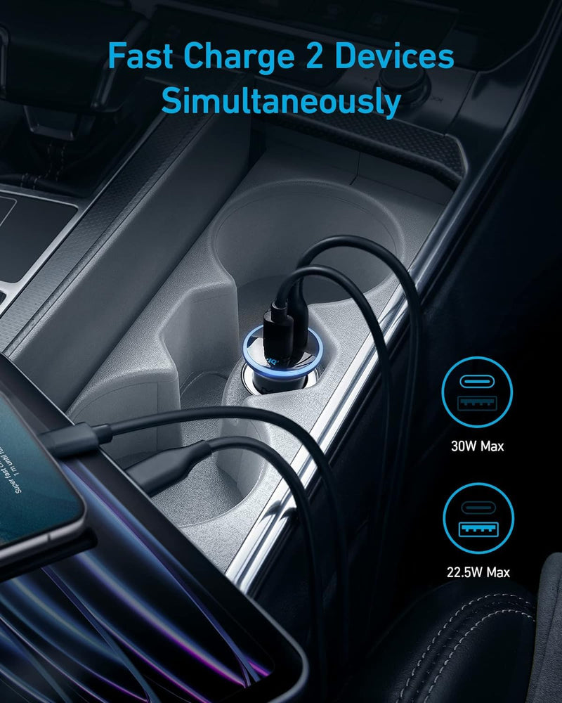 Anker 2-Pack USB C Charger with USB C Car Charger