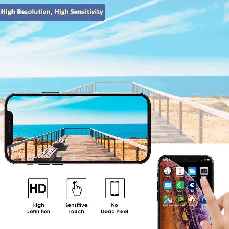 Yodoit for iPhone 11 Pro Max Screen Replacement Kit COF Full HD LCD Display 3D Touch Digitizer Frame for Model A2161, A2218 with Repair Tool Kit