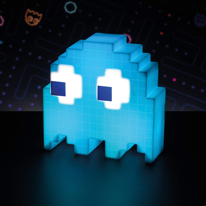 PacMan Ghost Light Table Lamp - 16 Color Options - Changes Colors to Music - USB Powered