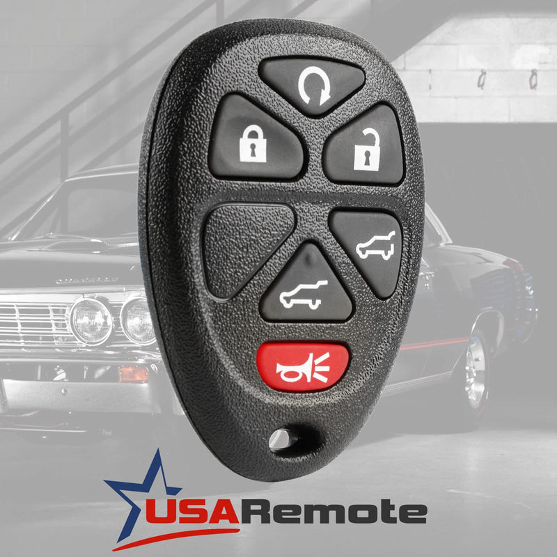 [AUSTRALIA] - Ignition Key + Key Fob Keyless Entry Remote fits 2007-2014 Chevy Tahoe Suburban / 2007-2014 Cadillac Escalade / 2007-2014 GMC Yukon (fits Part # 15913427, 20869057, 22756462) g-427 46-key 