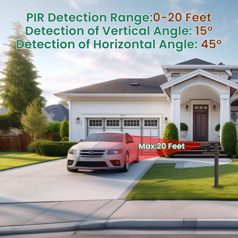 Driveway Alarm, BITIWEND Driveway Alarms Wireless Outside Weatherproof Motion Sensor&Detector, 600 FT Long Range Security Alert System-Monitor&Protect Outdoor/Indoor Property - 1 Receiver & 2 Sensors