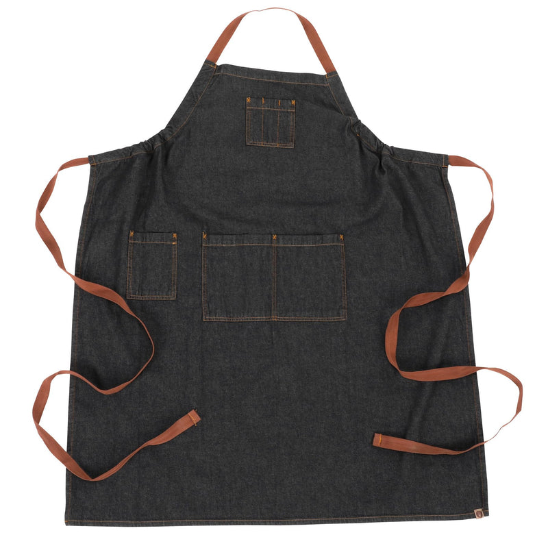 Chef Works Unisex Memphis Chefs Bib Apron One Size Black