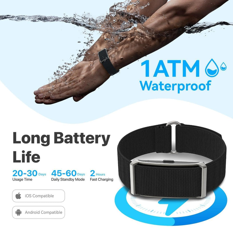 Smart Watch, Multi-Scenario Health Monitoring, Real-Time Heart Rate Tracker, IP68 Waterproof, Music Control