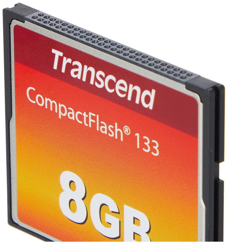 Transcend 8GB CompactFlash Memory Card 133x (TS8GCF133) 8 GB