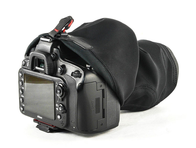 Peak Design Black Shell Large Form-Fitting Rain and Dust Cover Single