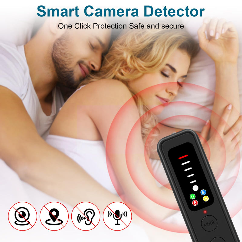 Upgraded Hidden Camera Detector - Anti-Spy Device, GPS Tracker & Bug Detector, Portable RF Signal Scanner for Hotels, Travel, Home & Office