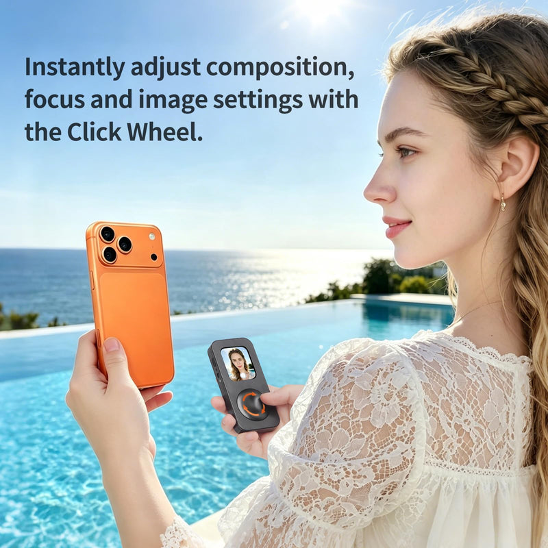 Glossy Zinc Alloy Case for Apple Watch 44mm Series SE3/SE2/SE/6/5/4, Classic iPod Retro Style Protective Cover with Click Wheel, Quick Detachable, Multi Vivid Colors Black For 44mm Series SE3/SE2/SE/6/5/4