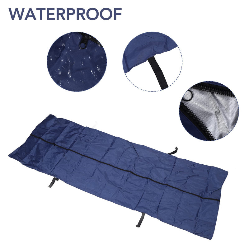 CHEOTIME Body Bag, Leak-proof Body Storage Bags, Robust, Thickened Emergency Body Bag for Emergency Storage and Removal of Bodies (59.1 x 23.6 inches) 59.1 x 23.6in