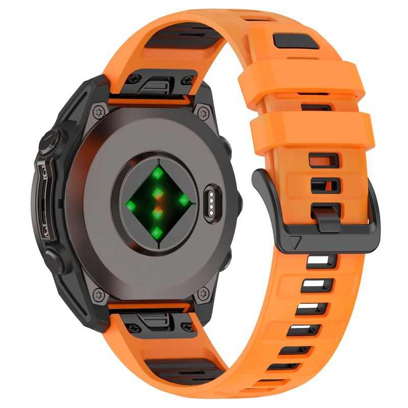 22mm Silicone Watchband Compatible with Garmin tactix 8/Fenix 8 pro AMOLED 47mm/7 Pro/7/6 Pro/6/5 Plus/5,QuickFit Straps for Fenix E/Forerunner 945/955/965/970/epix Pro/Approach S70/S62/quatix 8 47mm 7pack1