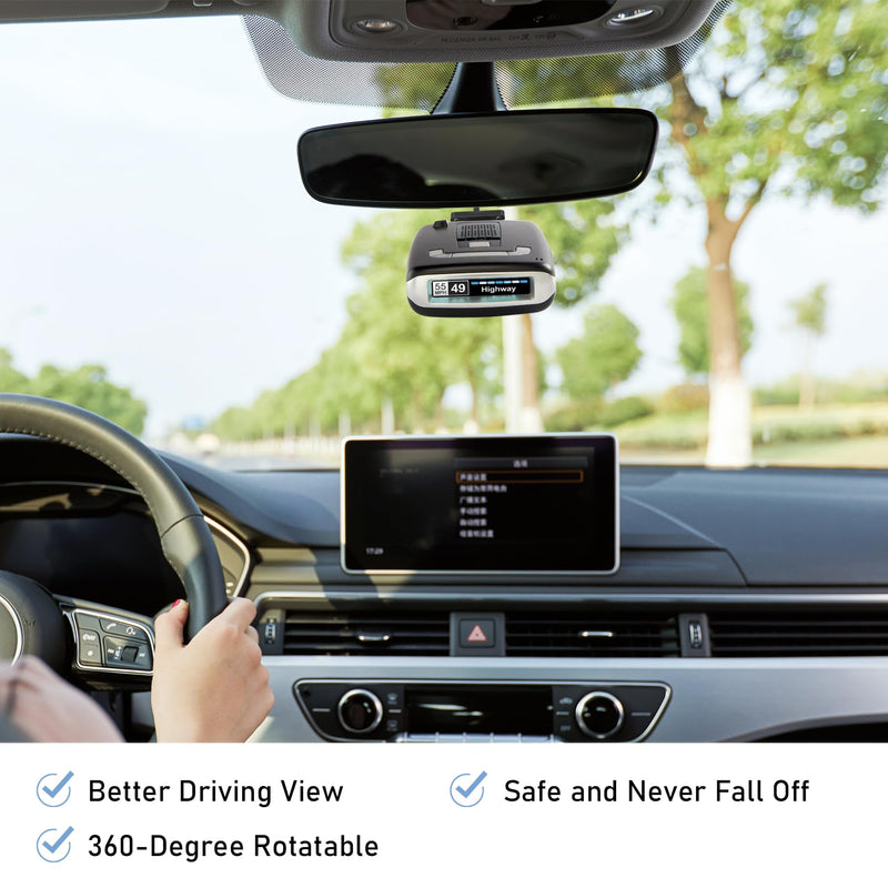 Radar Mount Mirror Mount Bracket for Escort MAX,MAX2,Older(2015-2019) MAX 360 Radar Detector（Not for 2020 Max360 or MAX360C）