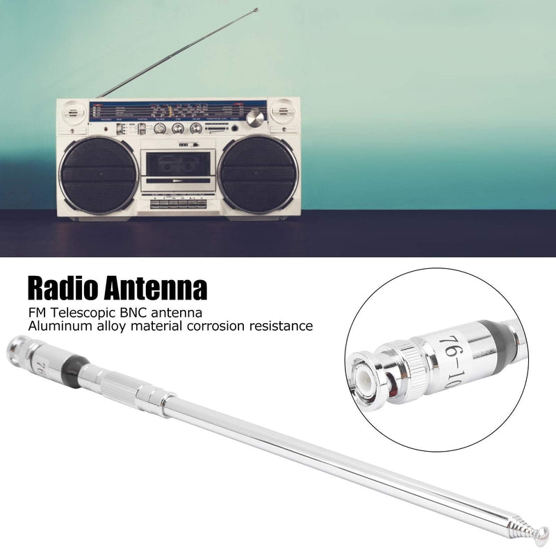 [AUSTRALIA] - FM Radio Antenna 76 to 108MHz Antenna Aluminum Alloy BNC Radio Transmitter Antenna 