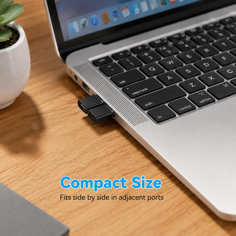 8pcs USB to USB C Adapter, Micro USB to USB C Female Male Converter Connector for Laptop Car Smartphone Headphone Mic PC (8pcs) 8pcs