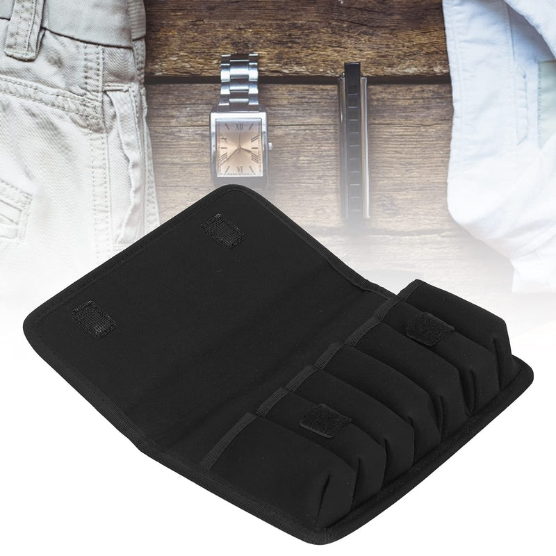 [AUSTRALIA] - 10 Holes Harmonicas Storage Bag, Large Capacity Soft Harmonica Carry Case, Portable Eva Shockproof Cloth Harmonica Cases Storage Case for 7 Harmonicas Storage (Black) 