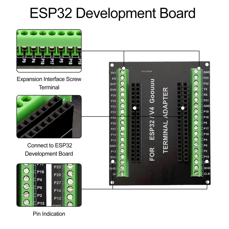 diymore For ESP32 Breakout Board for 38PIN for ESP32 Development Board 1 piece - 38 pin
