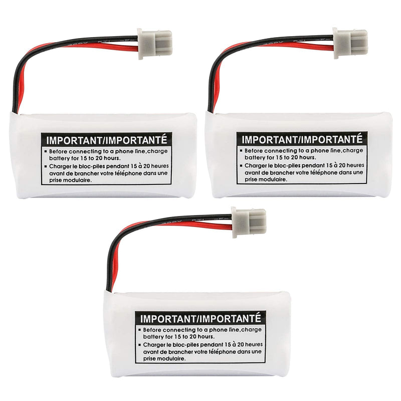 New Genuine OEM Uniden BT-1021 BBTG0798001 Cordless Handset Rechargeable Battery (3-Pack)