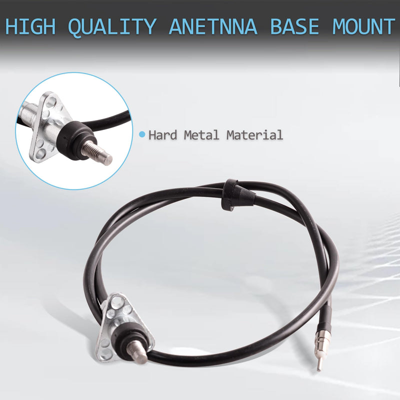 [AUSTRALIA] - Radio Antenna Base Assembly Compatible with 2002-2006 Cadillac Escalade, 1999-2007 Chevy Avalanche Silverado Suburban Tahoe, 1999-2007 GMC Sierra Yukon, Replace# 15829166 