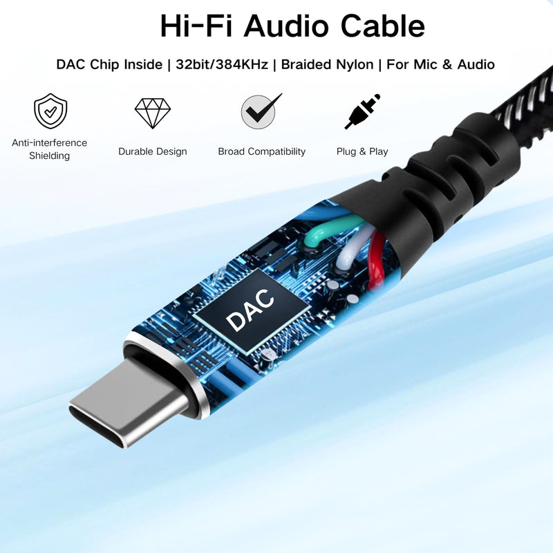 USB C to Dual XLR Female Audio Cable, 10FT USB C to 2 XLR Female Mic Adapter for Amplifiers, Active Speakers, Mixing Consoles Black Braided USB C to Dual XLR Female