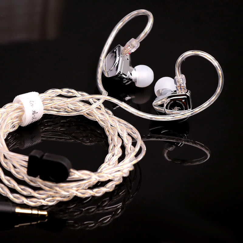 SIMGOT EW200 10mm SCP Diaphragm Dynamic Driver IEM HiFi Wired Earbuds | CNC Machined Alloy Housing, Detachable 0.78mm 2-Pin Cable, In-Ear Earphones for Gamers & Audiophiles (EW200 Without Mic) EW200 Without Mic