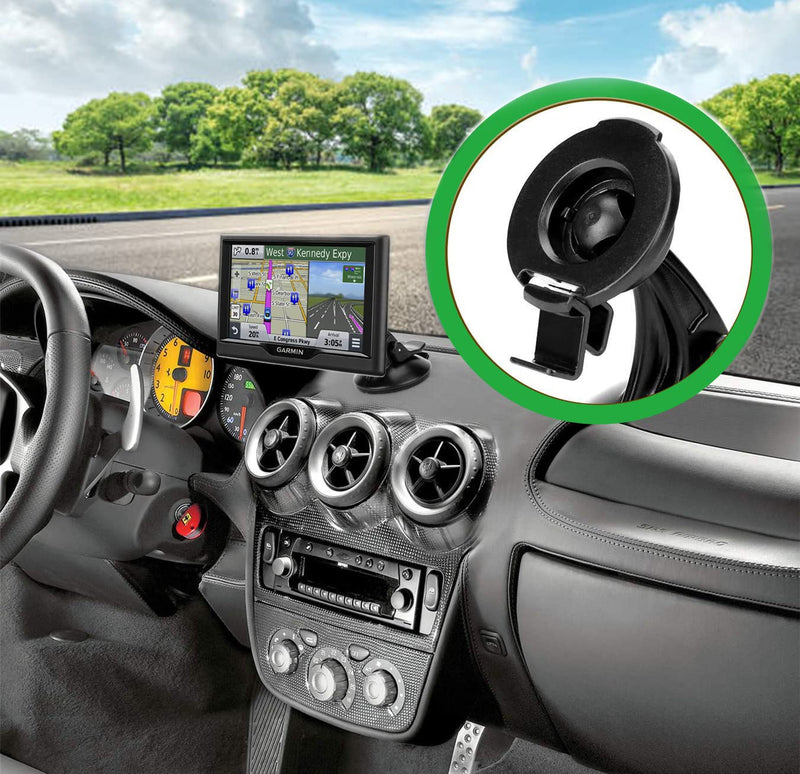 Ramtech Universal GPS Cradle Bracket Clip Mount Compatible with Garmin Dezl 570 LMT 580 LMT-S OTR500 OTR610 0TR700 OTR710 Truck GPS, RV 660LMT, RV 770 LMT-S, RV 780 & Traffic, RV 795, CBR
