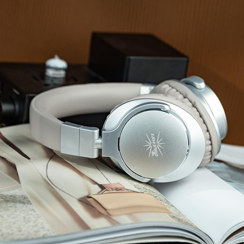 [AUSTRALIA] - Kiwi Ears Division Monitor/DJ Headphones, Wired Over Ear Headphones, Gaming Headset, Mixing DJ Stereo Headsets with 40mm Drivers, 3.5mm/6.35mm Audio Jack for AMP Computer Recording Podcast Silver 