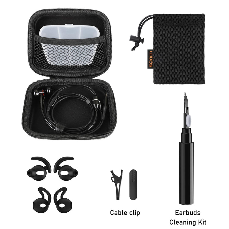 LUDOS NOVA Air Tube Headphones – EMF & Anti Radiation Wired Earbuds, 5 Years Warranty with Remote Driver Chamber, Noise-Free Mic – Zero EMF Headphones for Work, Travel, Study – Radiation Audio