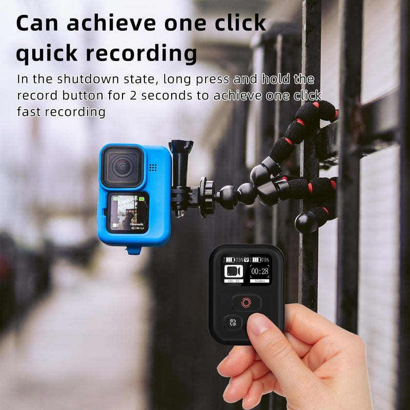 Remote Control Accessories for GoPro Hero Black 12/11/11Mini/10/9/8/Max,Wireless 269FT Remote Control Range OLED Display