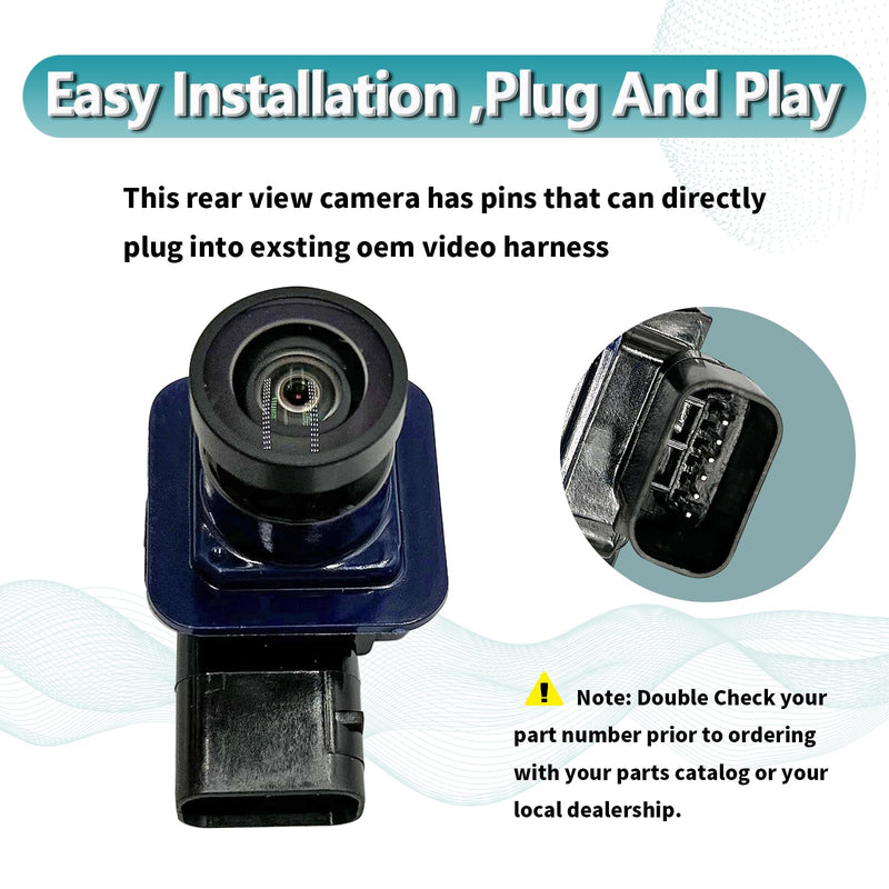 EP5Z-19G490-A Rear View Back Up Camera Compatible with Lincoln MKZ 2013-2016 Replaces EP5Z19G490A DP5Z-19G490-A DP5Z19G490A