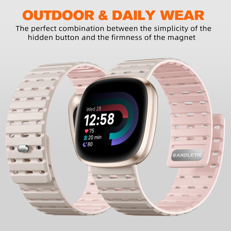 Bandletic Nylon Band and Magnetic Strap Compatible with Versa 4/3