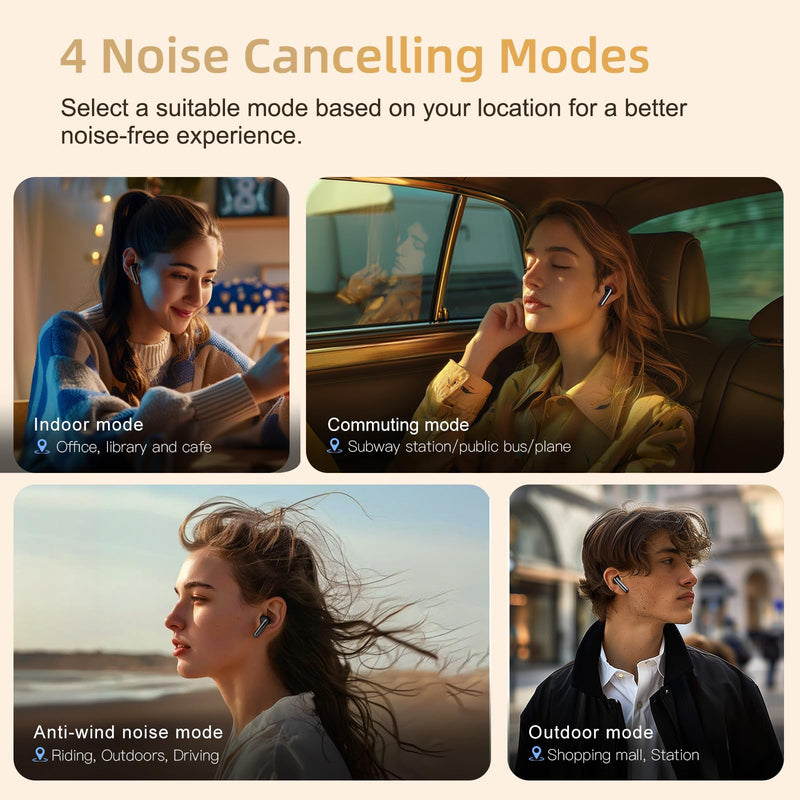 QCY MeloBuds Pro Aadptive Hybrid Active Noise Cancelling Wireless Earbuds, Reduce Noise by Up to 99%, Bluetooth 5.3 Wireless LDAC Hi-Res Audio, 34H Playtime, Comfortable Fit, Custom EQ via App Black