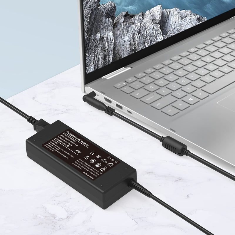 90W Universal AC Adapter Laptop Charger Replacement for Dell HP Acer Asus Lenovo IBM Toshiba Samsung Sony Fujitsu Gateway Notebook Ultrabook Chromebook Power Supply Cord with 16 Tips 90W LAPTOP CHARGER