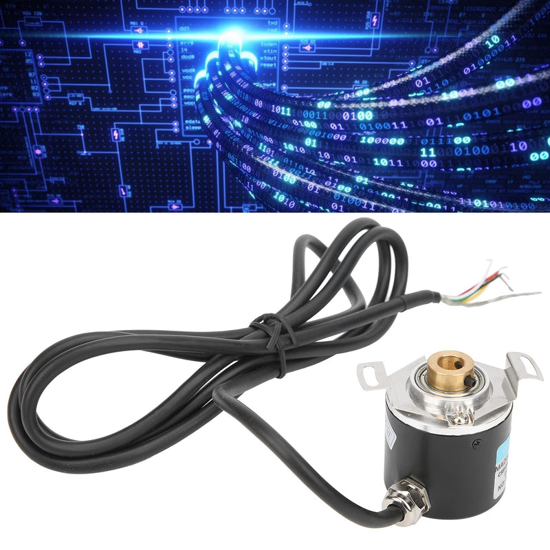 Half Hollow Wave Encoder, Abz Encoder 3-Phase Compact for Engineering Areas for Office Automation (C38S6G5-300Z-G24N, Pisa Leaning Tower Type)