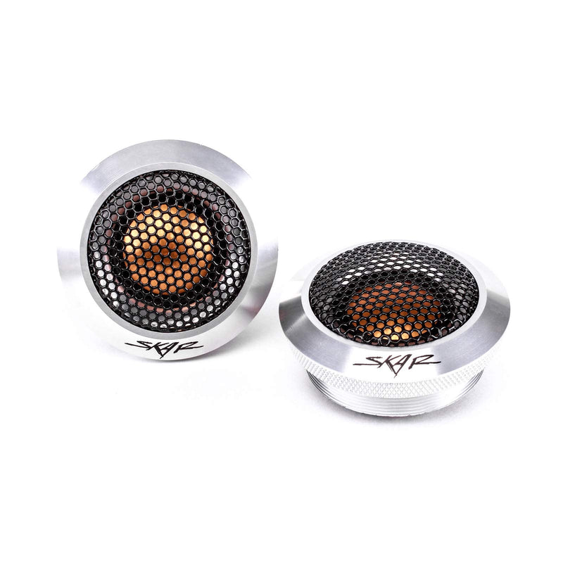 Skar Audio SPX-T 1-Inch 320 Watt Max Power Elite Neodymium Aluminum Dome Tweeters, Pair 1 Inch Tweeters