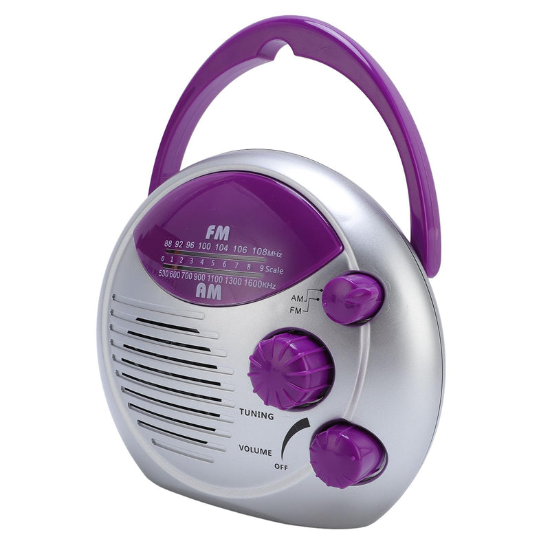 [AUSTRALIA] - Water Proof Portable Shower Radio Hanging Bathroom AM FM Battery Powered for Kitchen Outdoor 